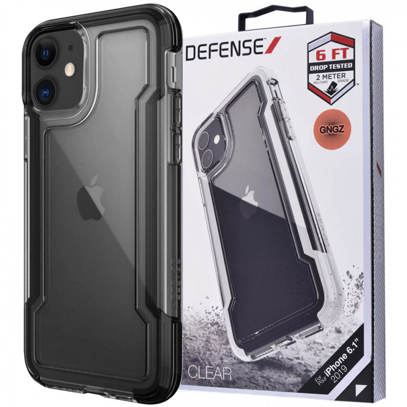 

Чехол Defense Clear Series (TPU+PC) для iPhone 11 Черный