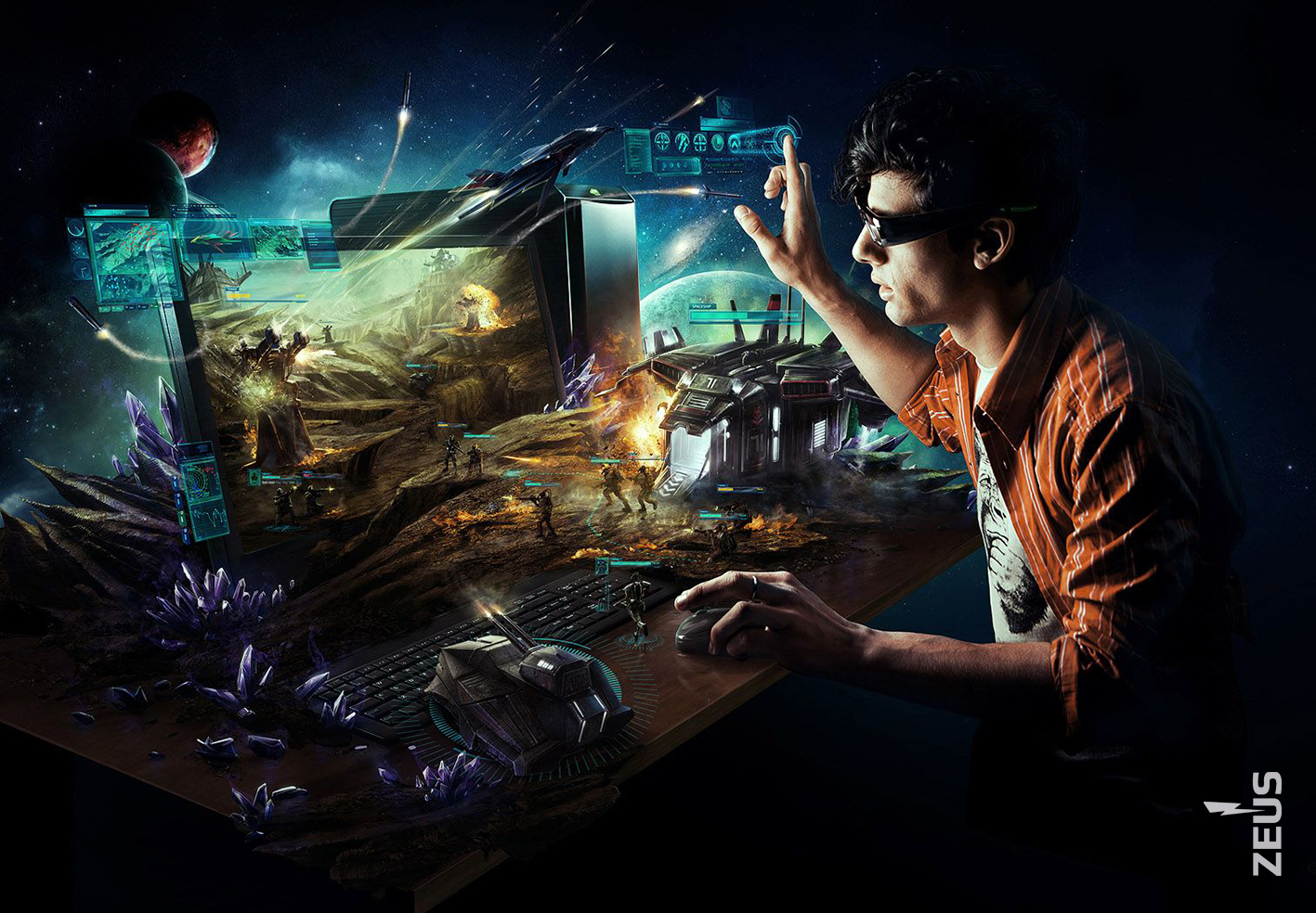 

Фотообои для геймерской комнаты, Gamer, 368x254