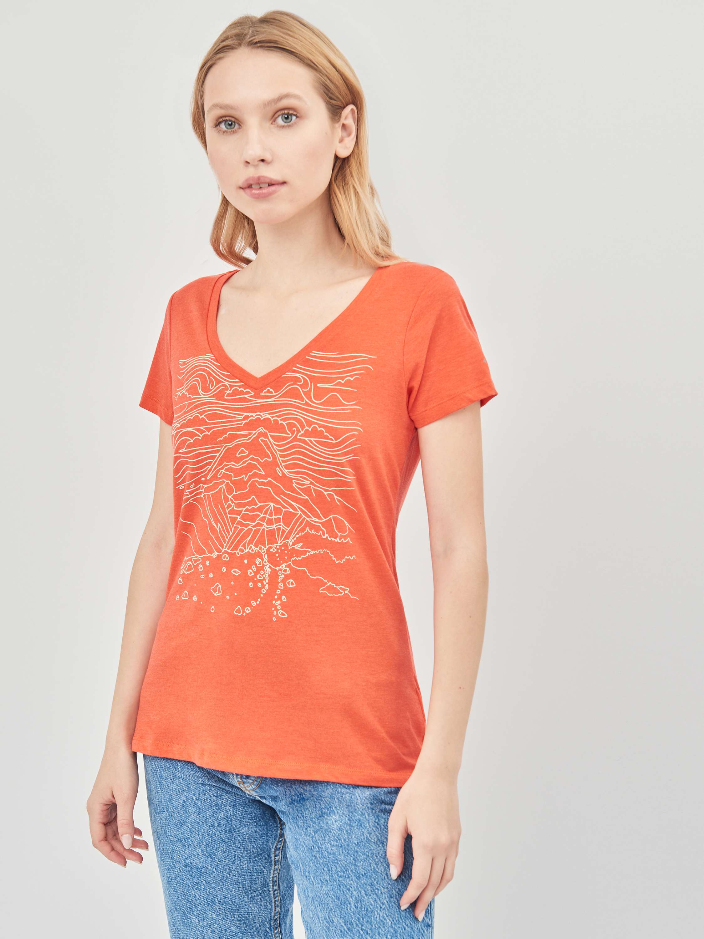 

Футболка Columbia Hidden Lake V Neck Tee 1885931-847 XS