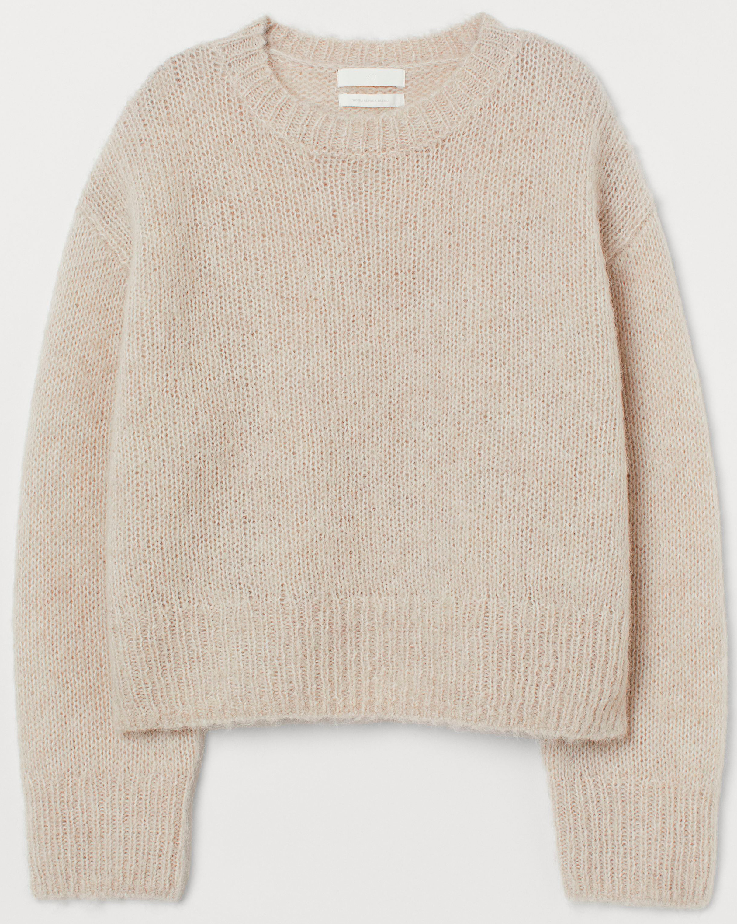 

Джемпер H&M 77714819  Светло-бежевый, Джемпер H&M 77714819 S Светло-бежевый