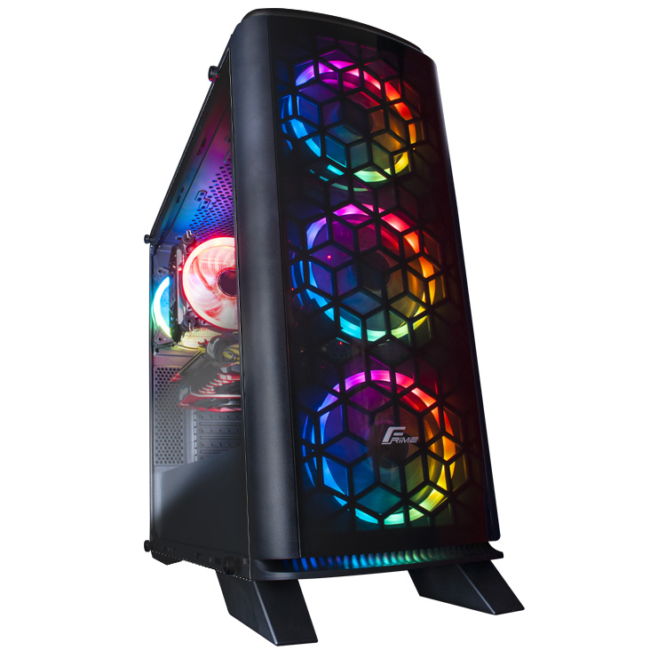 

Корпус Frime Magneto RGB LED HUB без БП Magneto-U3-GLS-4RDRF