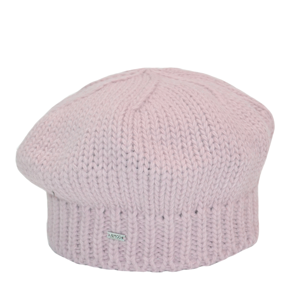

Берет вязаный AMOO emporio, HW150B пудра