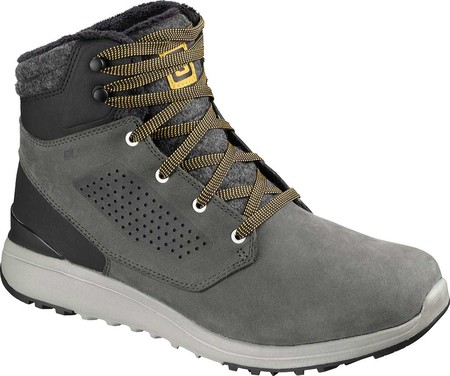 

Мужские ботинки Salomon Utility Winter ClimaSalomon Waterproof Sneaker Beluga/Black/Green Sulphur 41.5
