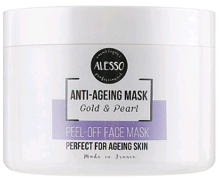 Акція на Альгинатная маска для лица Alesso Анти-Эйдж Gold & Pearl омолаживающая 200 г (3273629214432) від Rozetka UA
