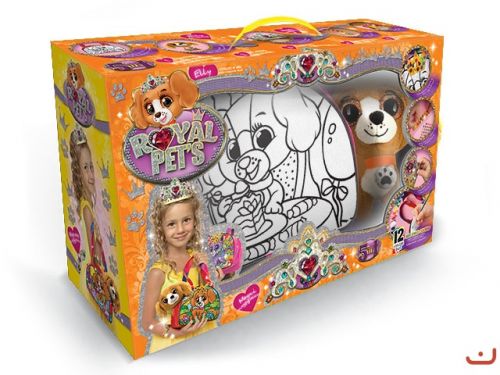 

Набор Dankotoys "ROYAL PET'S" сумочка-раскраска + игрушка "Собачка" RP-01-03U 9175038