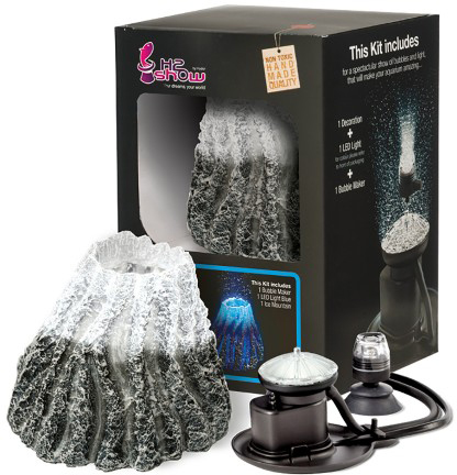 

Декорация с аэратором и подсветкой Hydor H2SHOW KIT ICE MOUNTAIN 13 x 13 x 14 cм (KB1310)