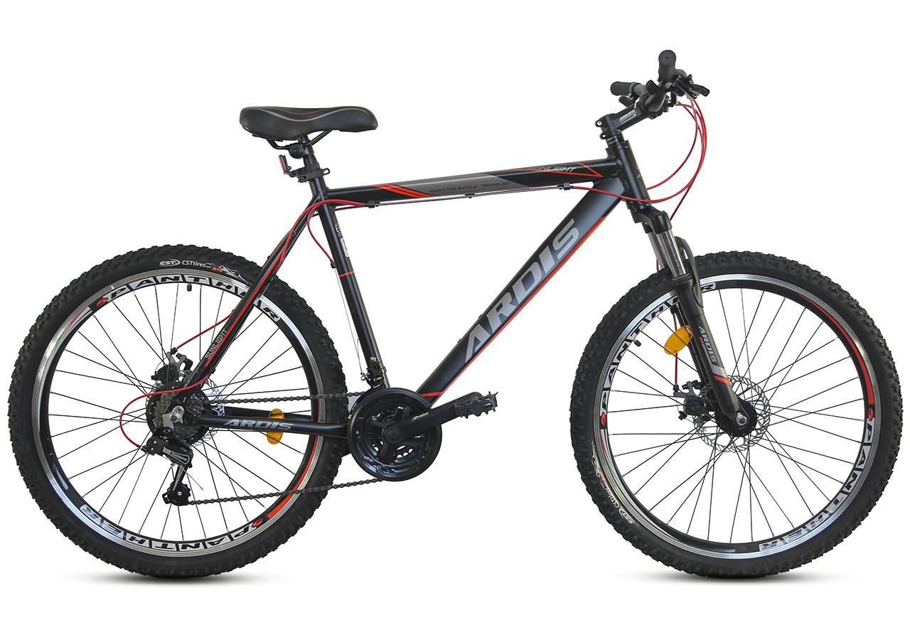 

Горный велосипед ARDIS SUNLIGHT MTB 26" алюминиевый, Черно-красный