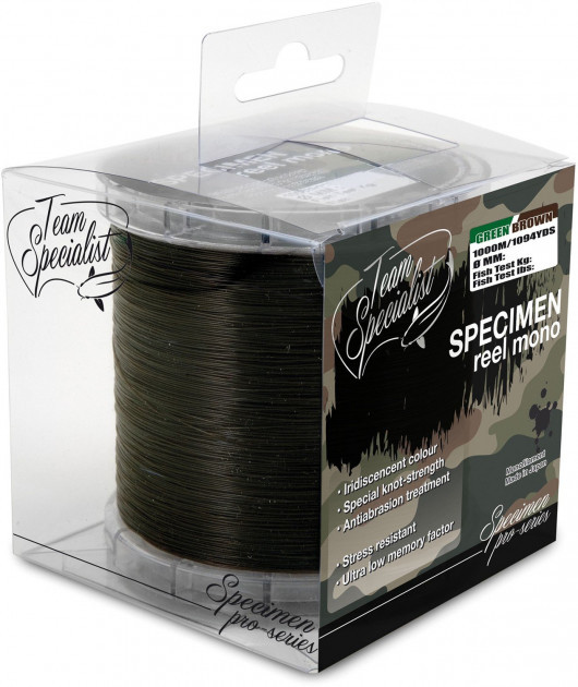 

Леска Lineaeffe TS Specimen Reel Mono 0.310 мм 1000 м/1094YDS FishTest 13.8 кг Зеленый/Коричневый