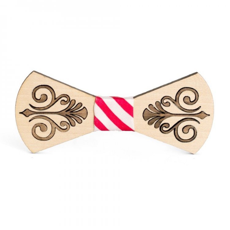 

Галстук-Бабочка Handmade Деревянный С Гравировкой Узор Gbd-387 158088