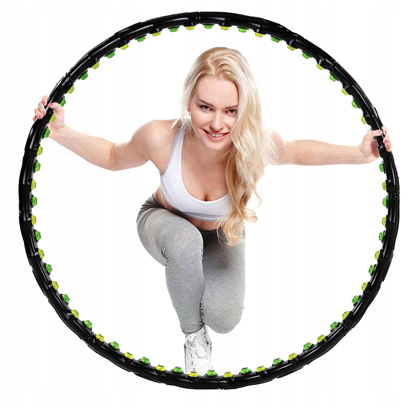 

Обруч массажный с магнитами Springos Hula Hoop 100 см FA0096
