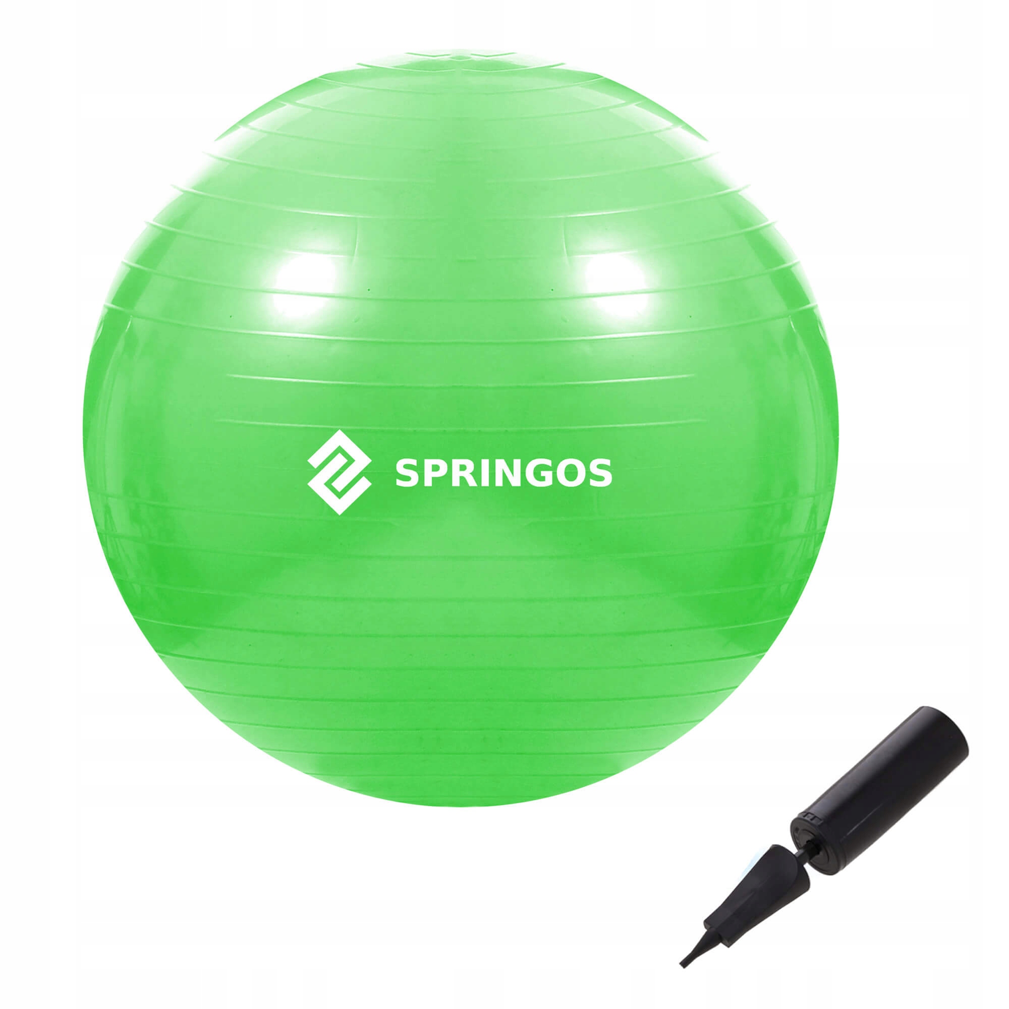 

Мяч для фитнеса (фитбол) Springos 65 см Anti-Burst FB0007 Green