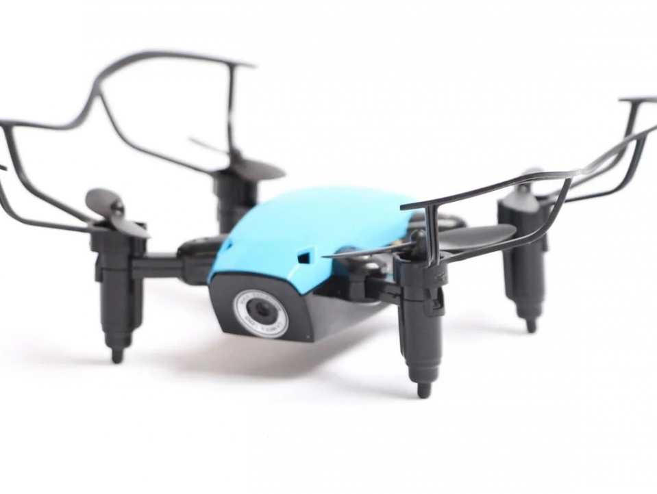 

Квадрокоптер Aircraft S9 Drone mini с камерой и wi-fi, Голубой