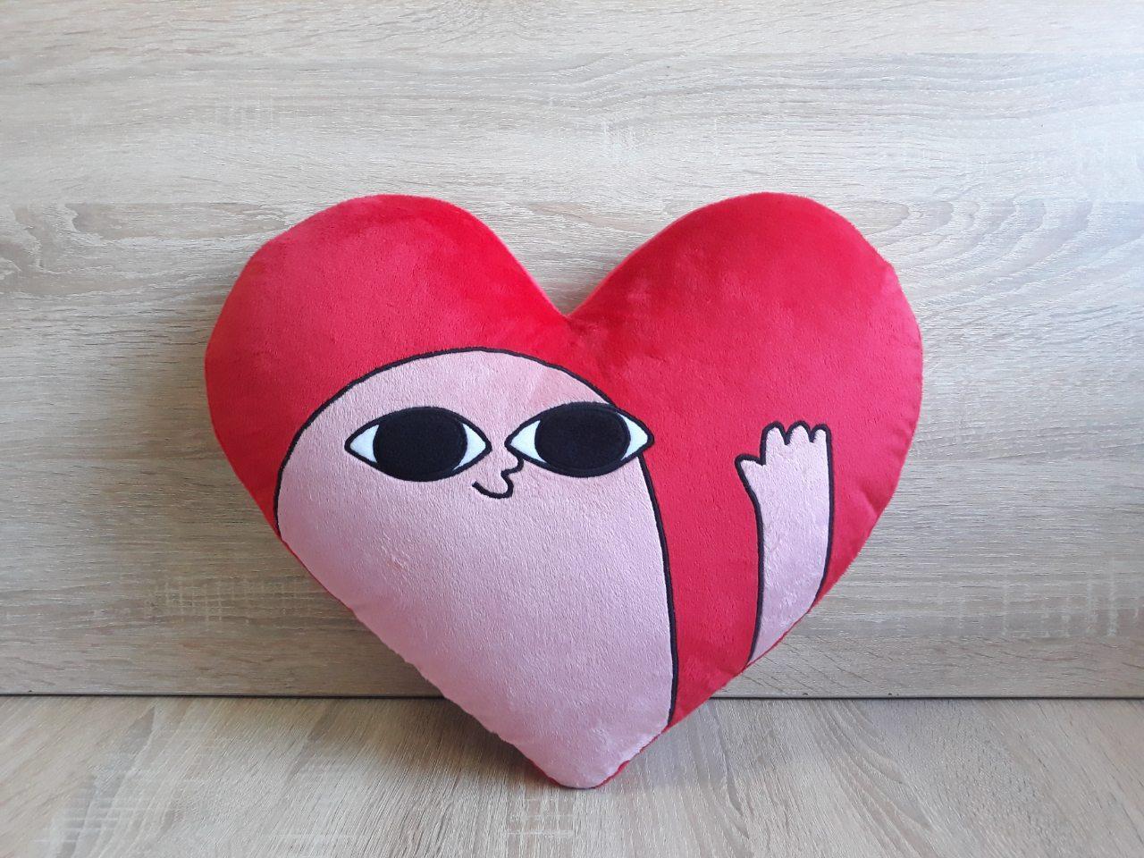 

Мягкая игрушка - подушка Dremka 30х40 см Сердце Фасолька Кетнипз РСТ15