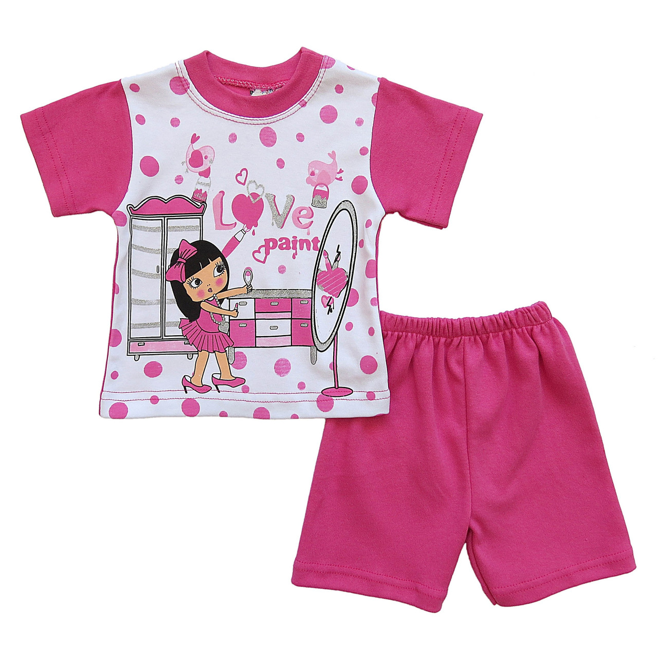 

Костюм Karamsa sport baby для девочки 86 см Малиновый 8767