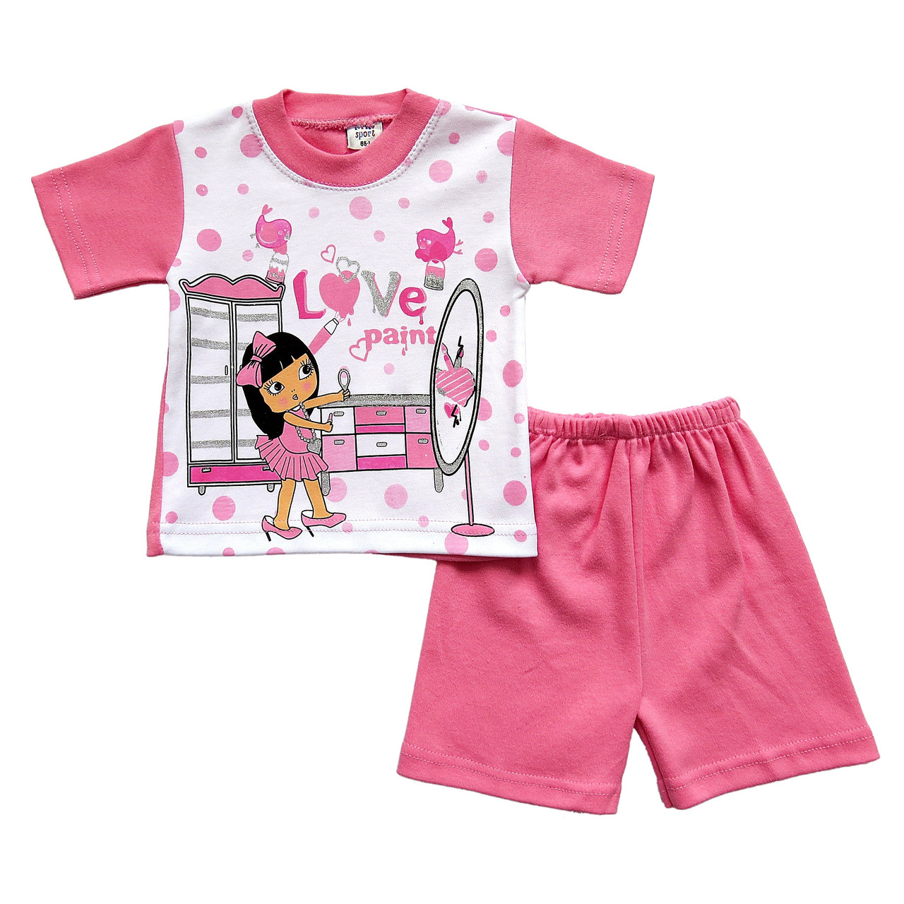 

Костюм Karamsa sport baby для девочки 86 см Светло-розовый 8766