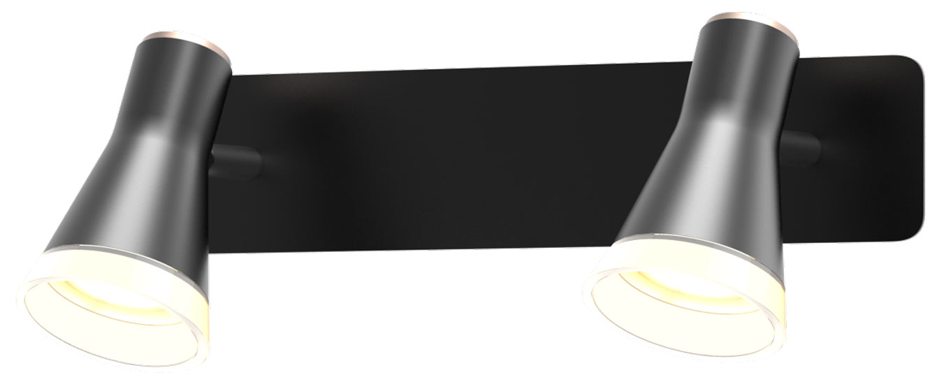 

Спотовый светильник MAXUS MSL-02W 8W 4100K черный (2-MSL-20841-WB)
