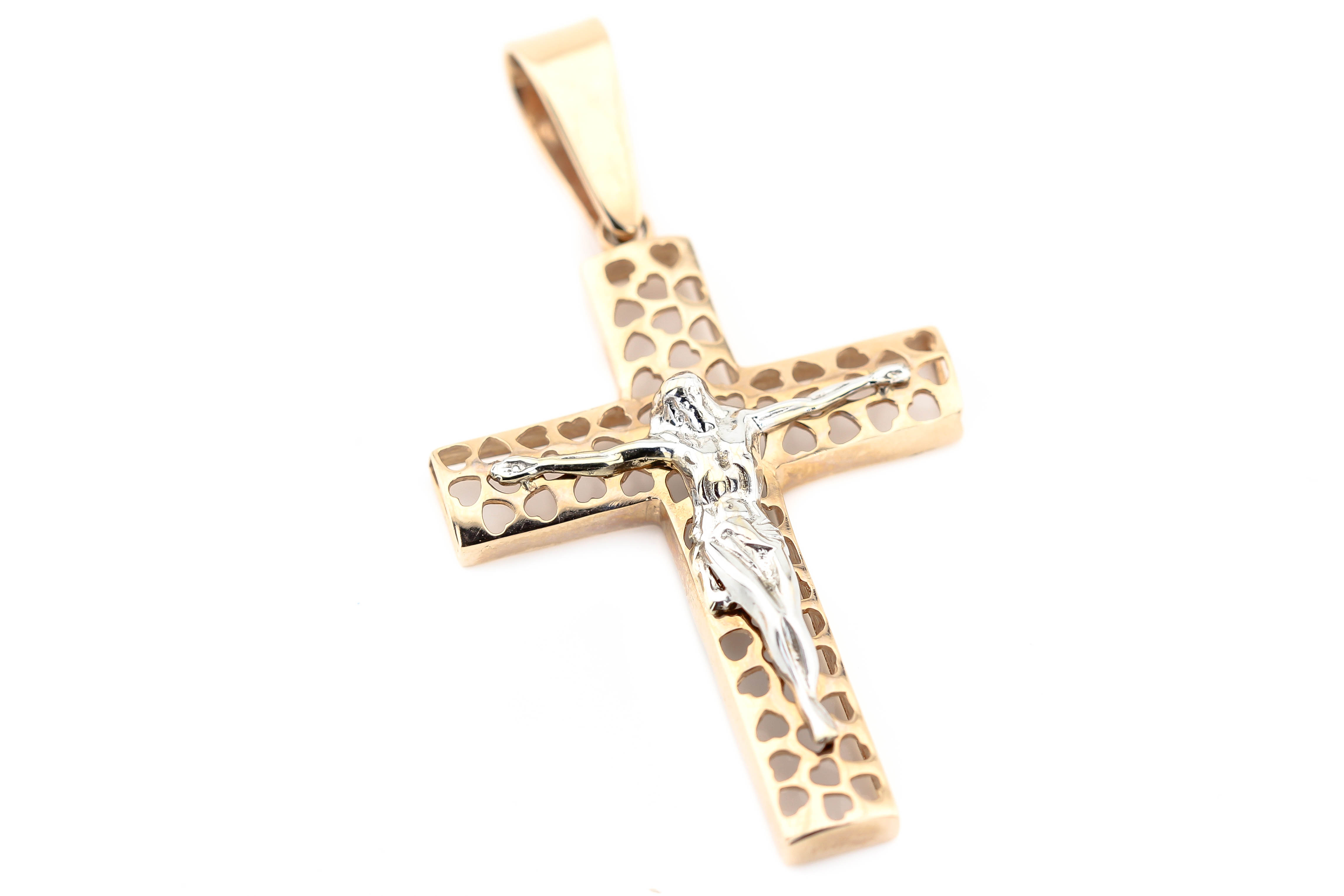 

Золотой крестик kp13131 Диамант