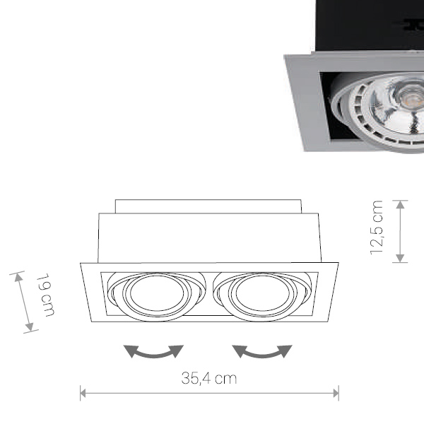 

Светильник точечный врезной Nowodvorski 9572 Downlight