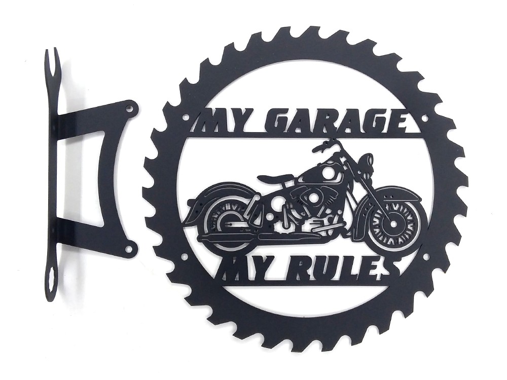 

Металева вивіска Мотоцикл Дуоглайд HD Garage Bear Kustom Arts 29см