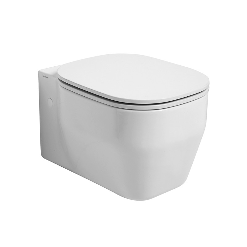 

Унитаз подвесной без сиденья Azzurra Glaze GLZ100B1SOSK белый (41761)