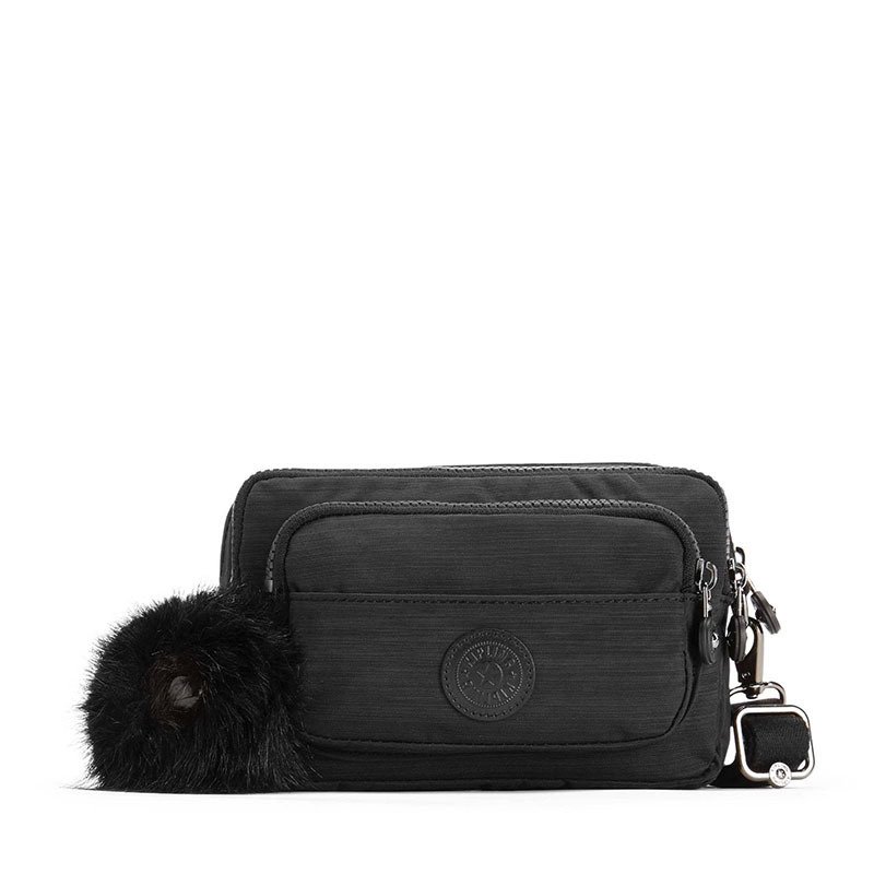 

Поясная сумка Kipling MULTIPLE True Dazz Black с ремешком