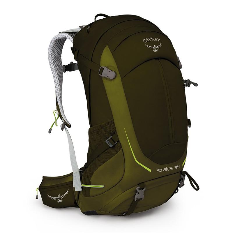 

Туристический рюкзак Osprey Stratos 34 (32л) Gator Green S/M (009.1474)