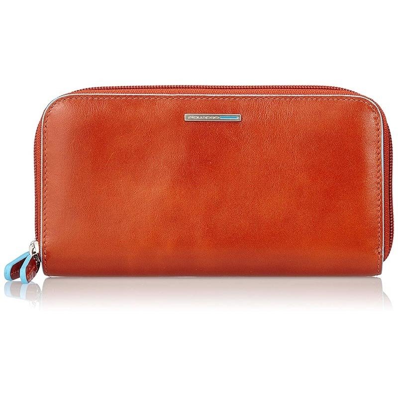 

Портмоне Piquadro BL SQUARE Orange женское с отдел. д/iPhone 6 на молнии