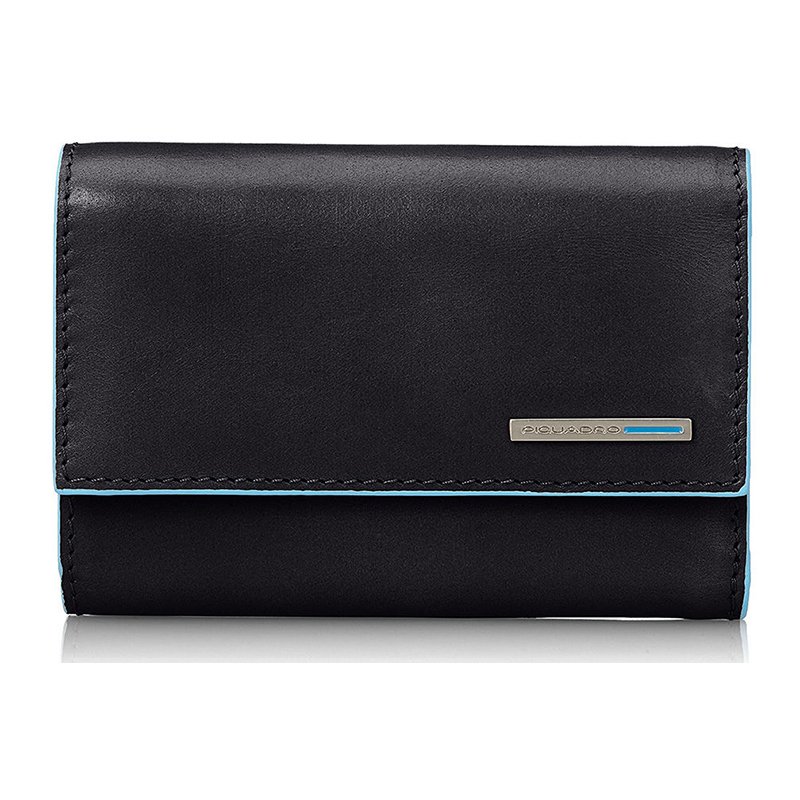

Портмоне Piquadro BL SQUARE вертикальное Black с отдел. для 6 кред.карт