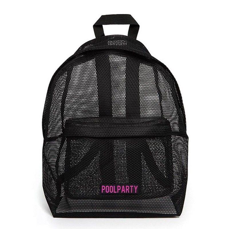 

Городской рюкзак POOLPARTY 17 л (backpack-mesh-black)