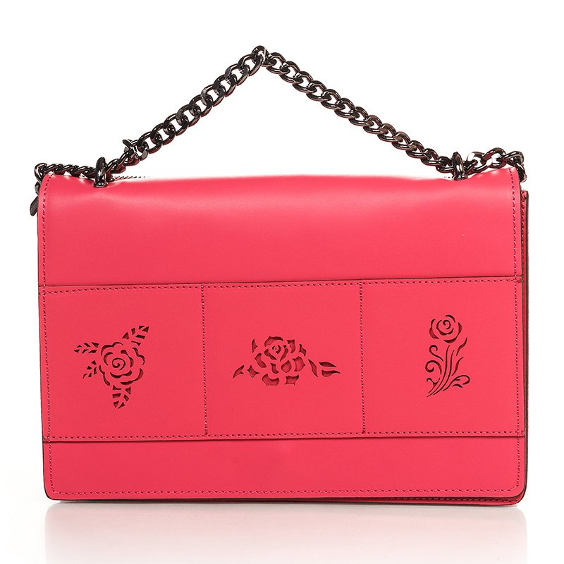 

Клатч кожаный Italian Bags Коралловый