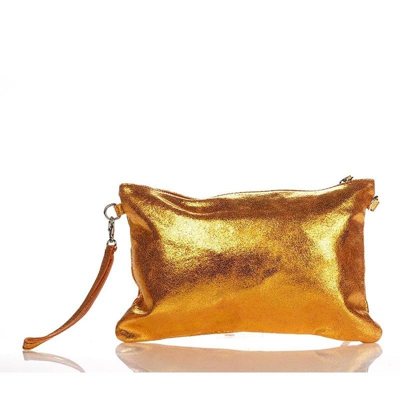 

Клатч кожаный Italian Bags Оранжевый
