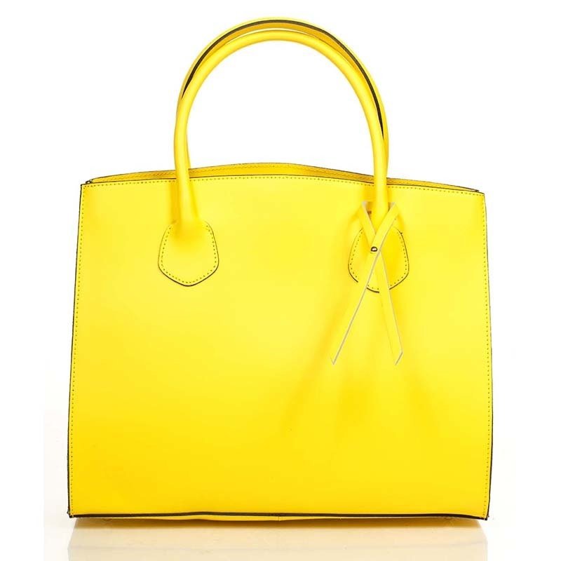 

Женская кожаная сумка Italian bags Желтый
