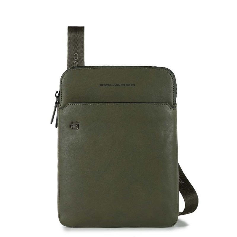 

Мужская кожаная сумка Piquadro BK SQUARE Green с отд. д/iPad Air/Pro