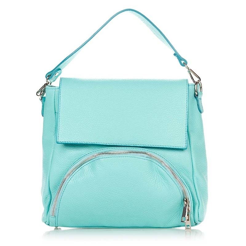 

Женская кожаная сумка Italian bags Бирюзовый