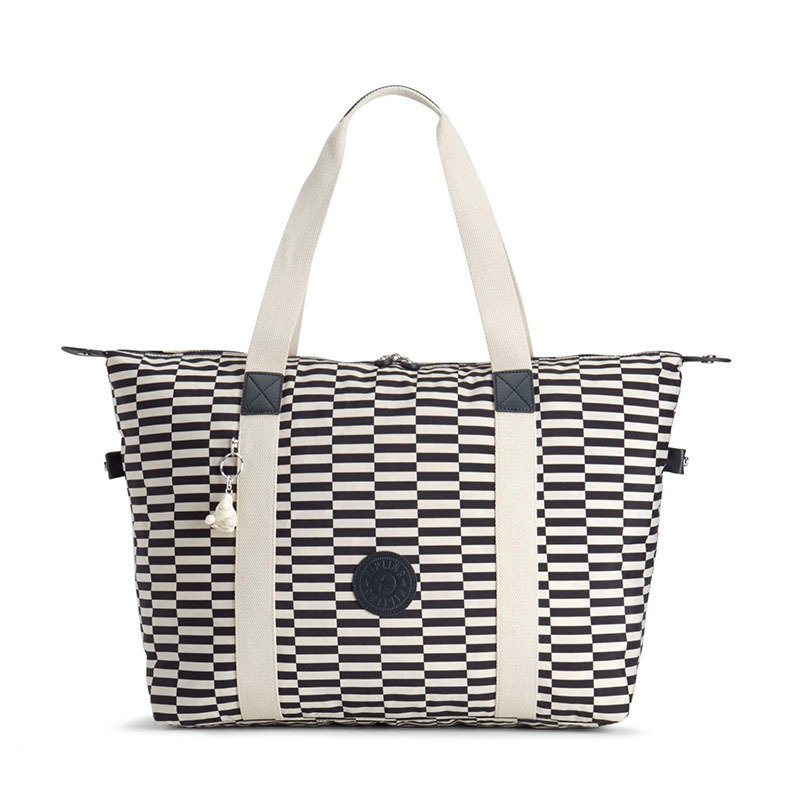 

Женская сумка Kipling ART M FOLD Striped Print 26л