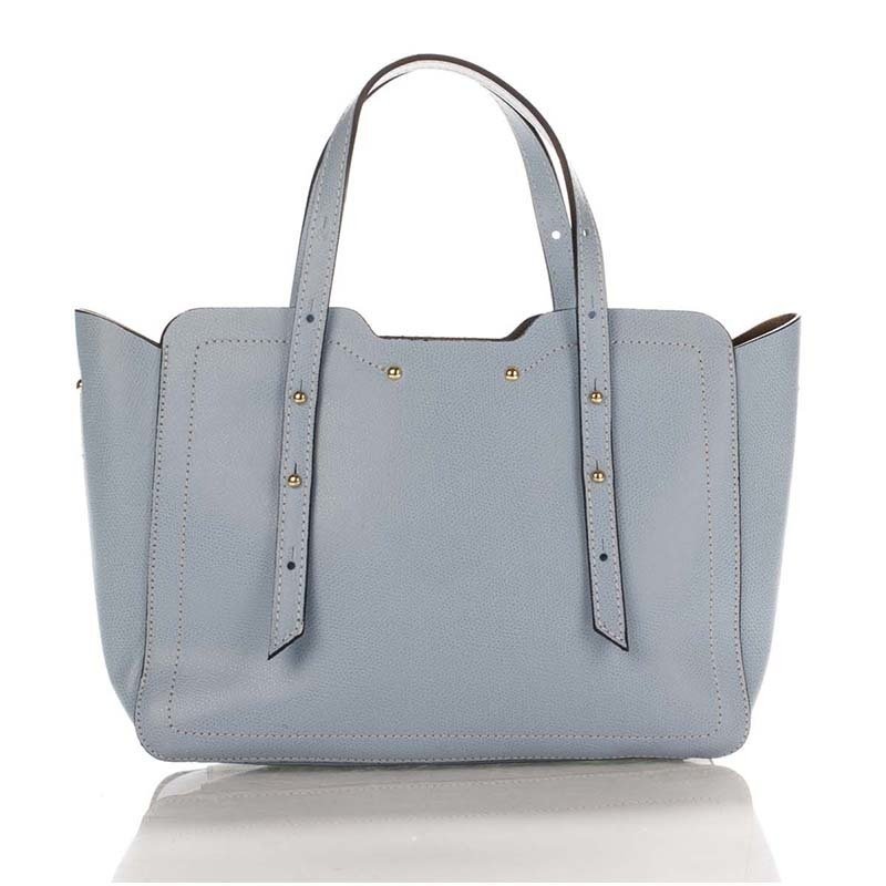 

Женская кожаная сумка Italian bags Голубой