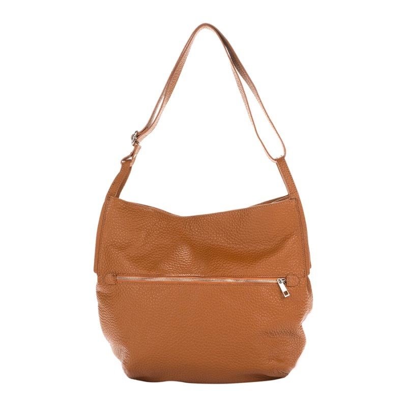 

Женская кожаная сумка на каждый день Italian Bags Коньячный