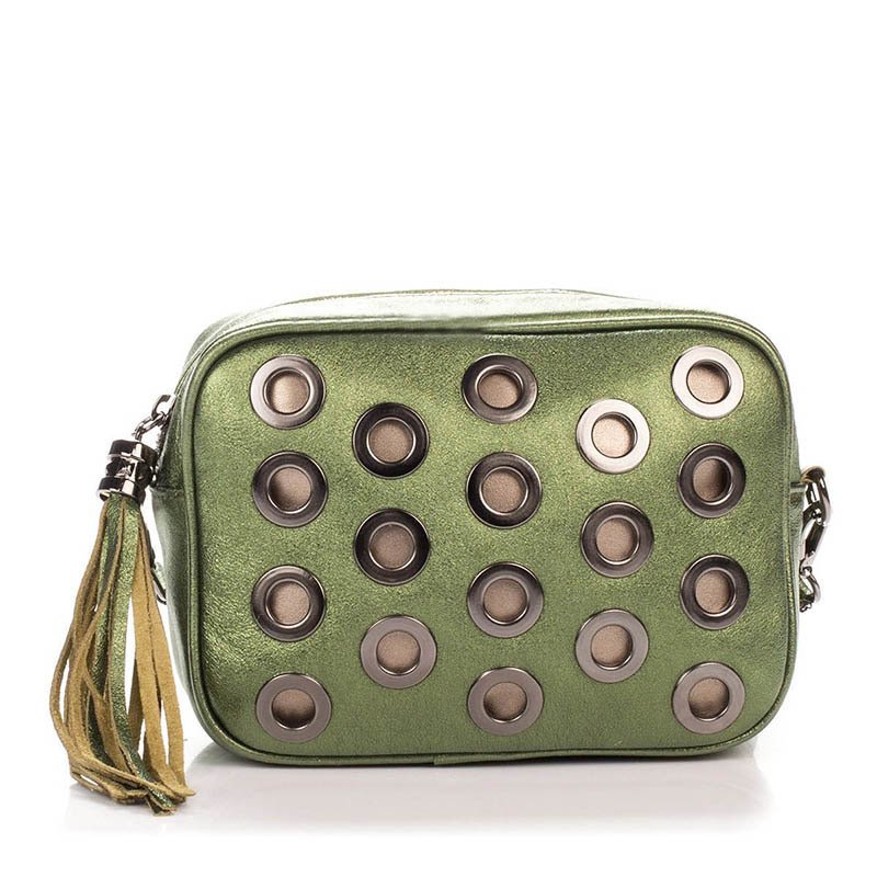 

Женская кожаная сумка-клатч Italian Bags Зеленый