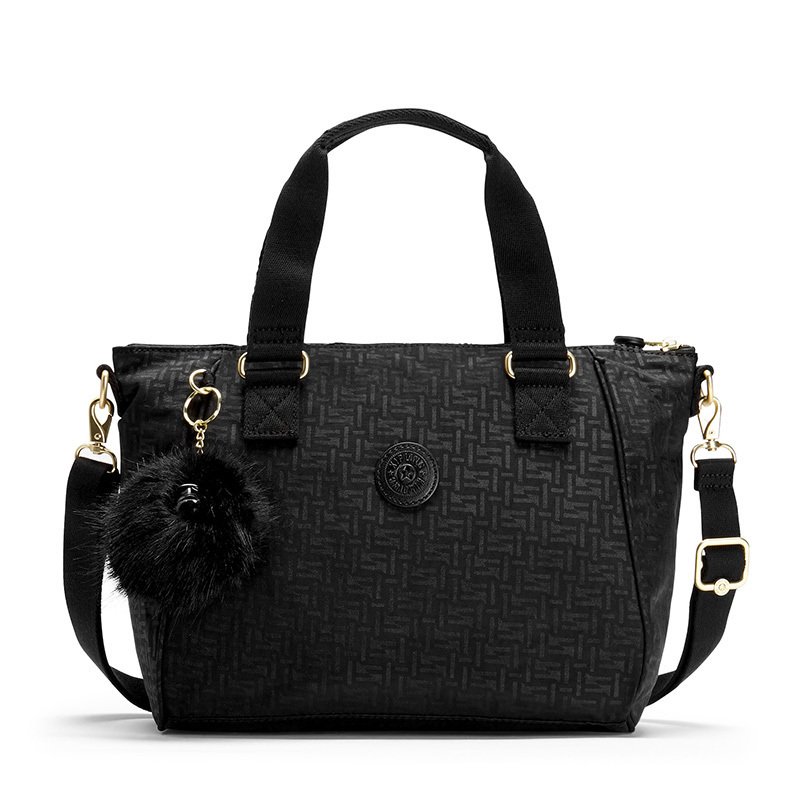 

Женская сумка Kipling AMIEL Black Pylon Emb 10л