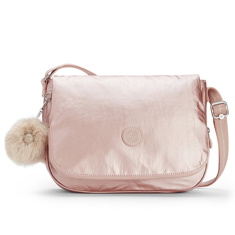 

Женская наплечная сумка Kipling EARTHBEAT M Metallic Blush