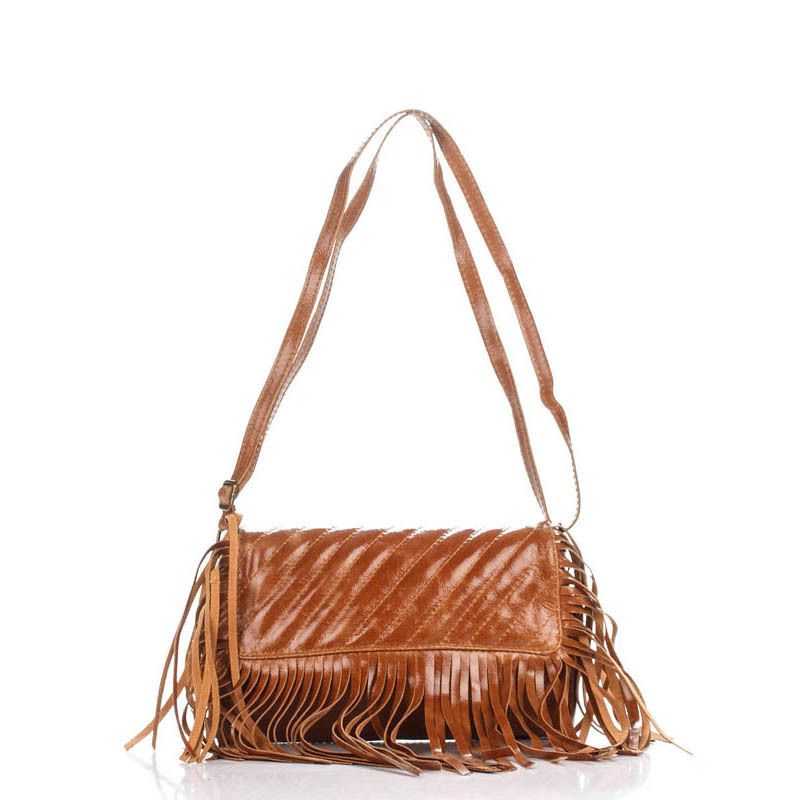 

Женская кожаная сумка Italian Bags Коричневый
