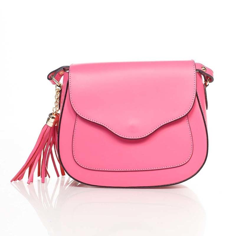 

Женская кожаная сумка Italian bags Розовый