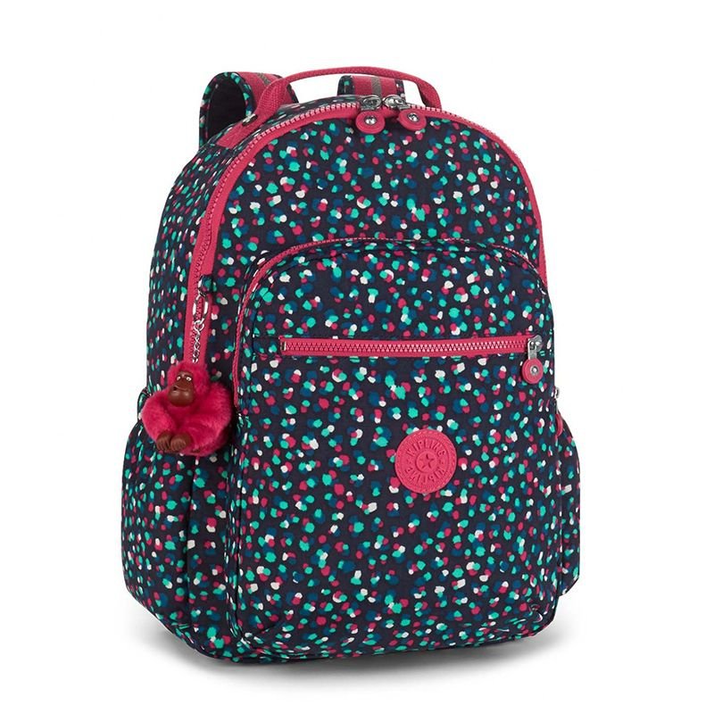 

Городской рюкзак Kipling SEOUL UP Festive Camo с отдел. для ноутбука 25л