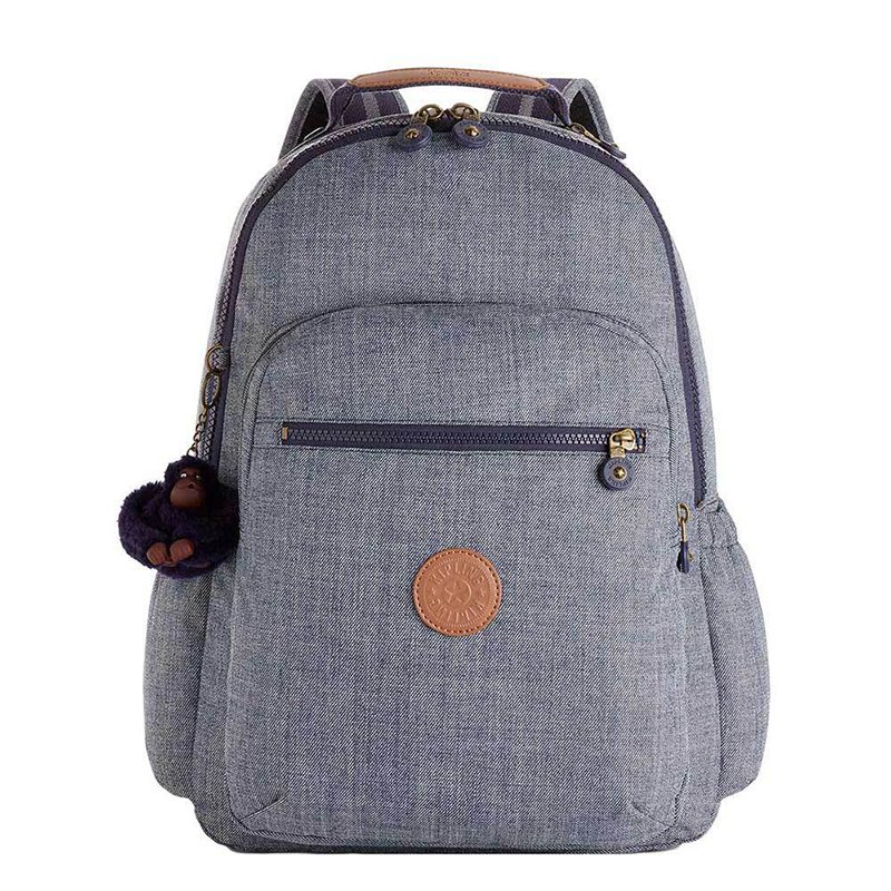 

Городской рюкзак Kipling SEOUL GO Craft Navy C с отдел. д/ноутбука 20л