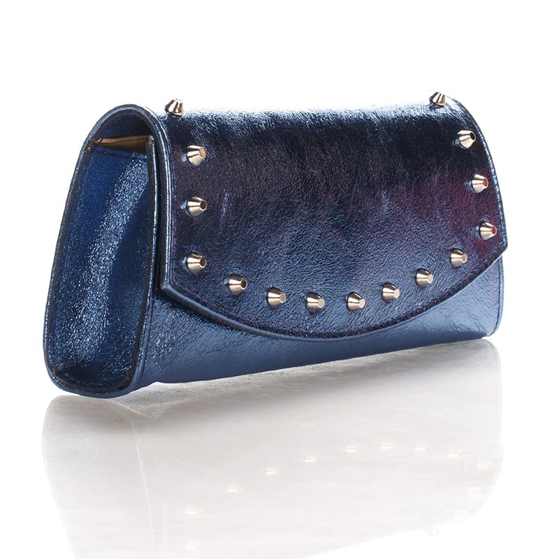 

Кожаный клатч Italian bags Синий