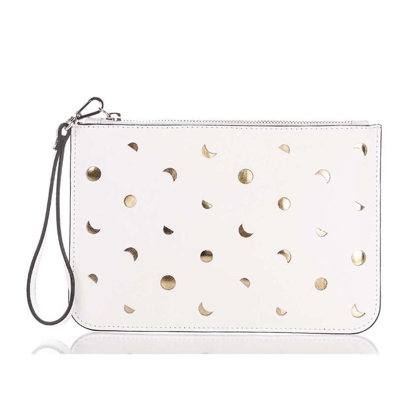 

Клатч кожаный Italian bags Белый