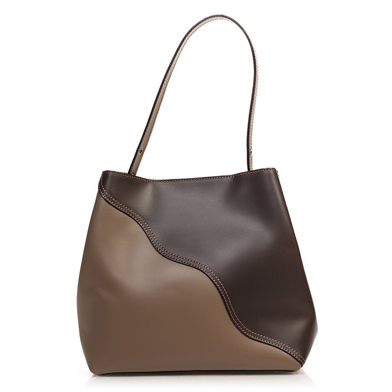 

Женская кожаная сумка Italian Bags Таупе