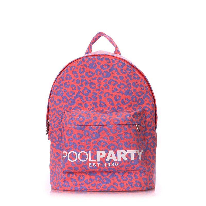 

Городской рюкзак POOLPARTY (backpack-leo-pink)