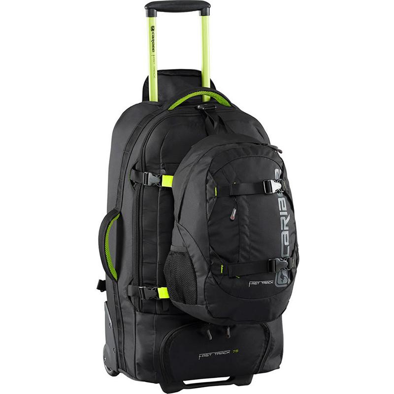 

Сумка-рюкзак на колесах Caribee Fast Track 75л Black