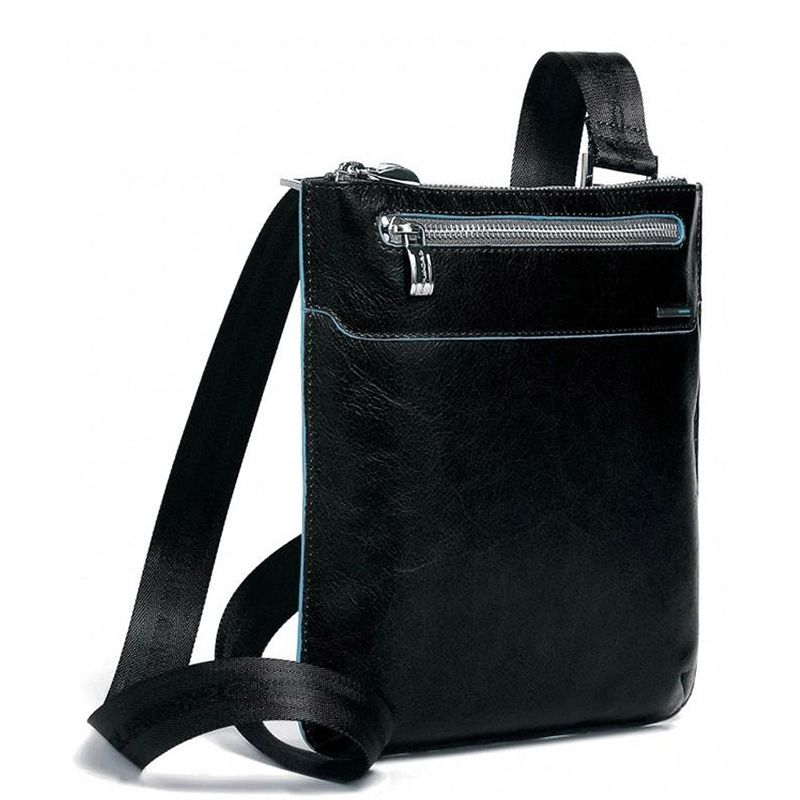 

Мужская сумка Piquadro BL SQUARE Black с 1 отдел. на ремне